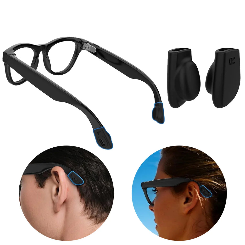 Eyeglass Ear Grip For Ray-Ban Meta Wayfarer/Skyler/Headliner&Gen 2 Smart Glasses Accessories Anti-Slip Silicone Elastic Retainer