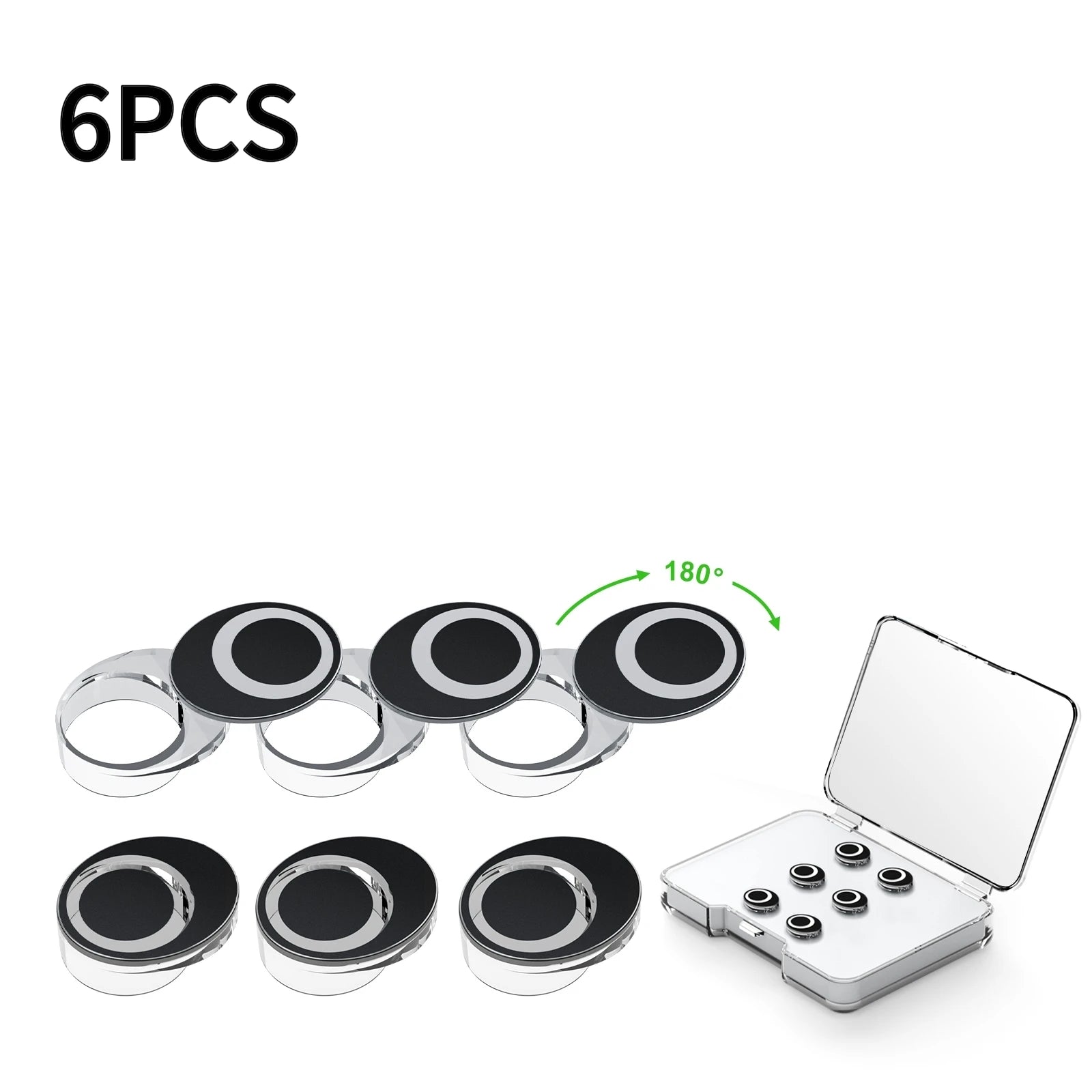 2/4/6PCS For Meta Smart Glasses Rotating Camera Cover for Ray Ban Meta Wayfarer/skyler/headliner Oakley Led Light Cover