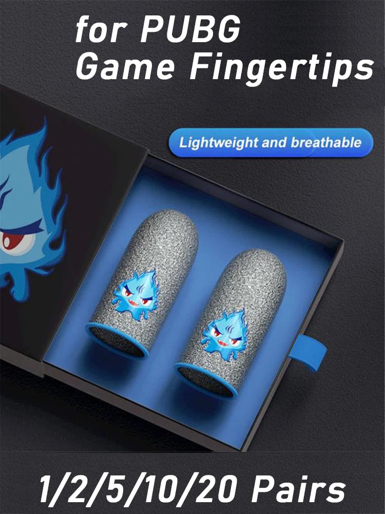 New Mobile Game Touch Screen Finger Sleeve Breathable Gaming Fingertips for PUBG Mobile Game Thumb Gloves 1/2/5/10/20/50 Pairs