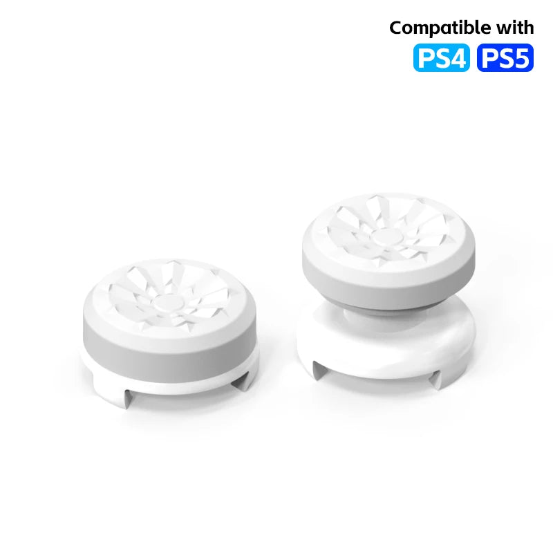 2Pcs Hand Grip Extenders Caps for PS4 Game Controller Gamepad Thumb Stick Grips High/Low Rise Covers For PS4 5,Xbox