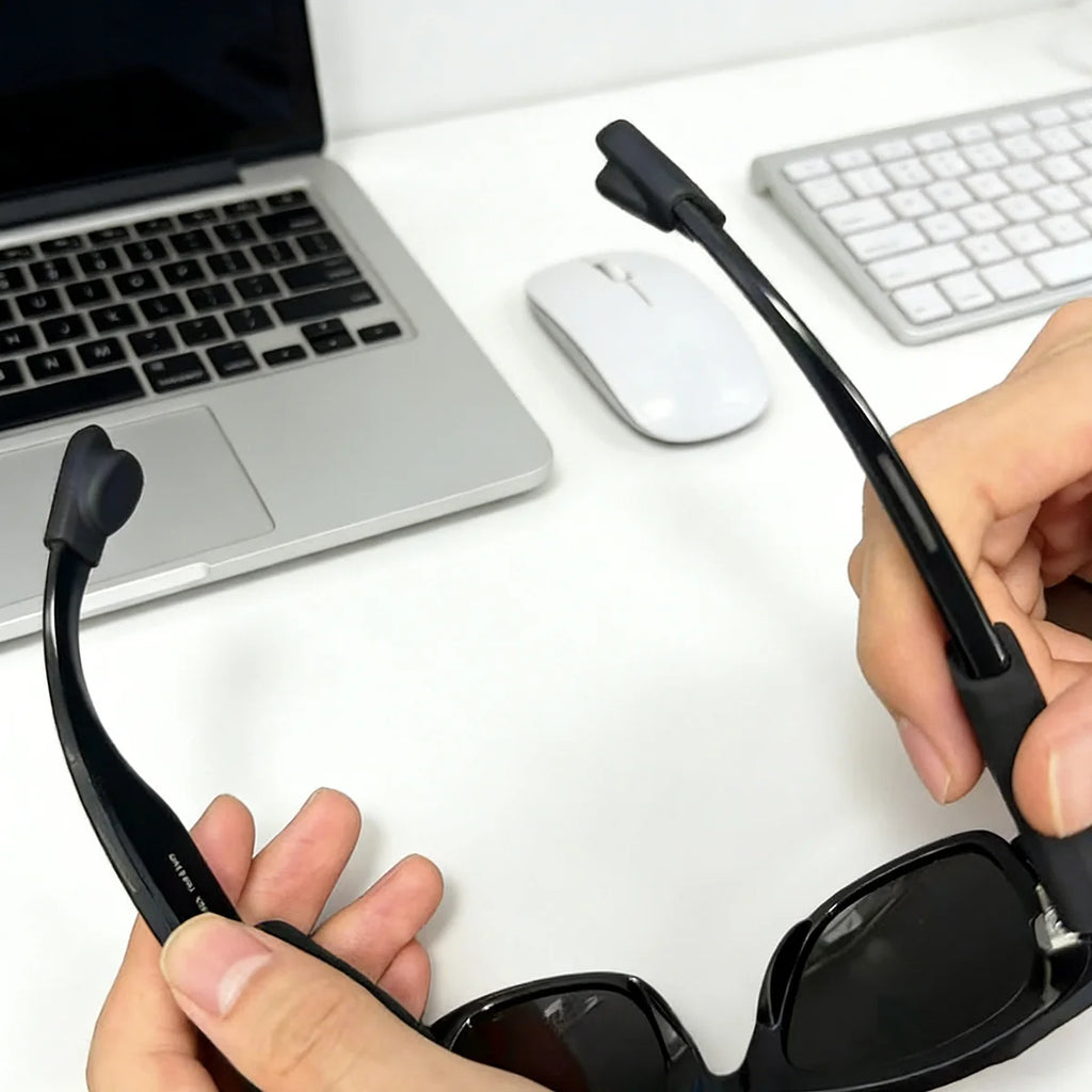 Eyeglass Ear Grip For Ray-Ban Meta Wayfarer/Skyler/Headliner&Gen 2 Smart Glasses Accessories Anti-Slip Silicone Elastic Retainer