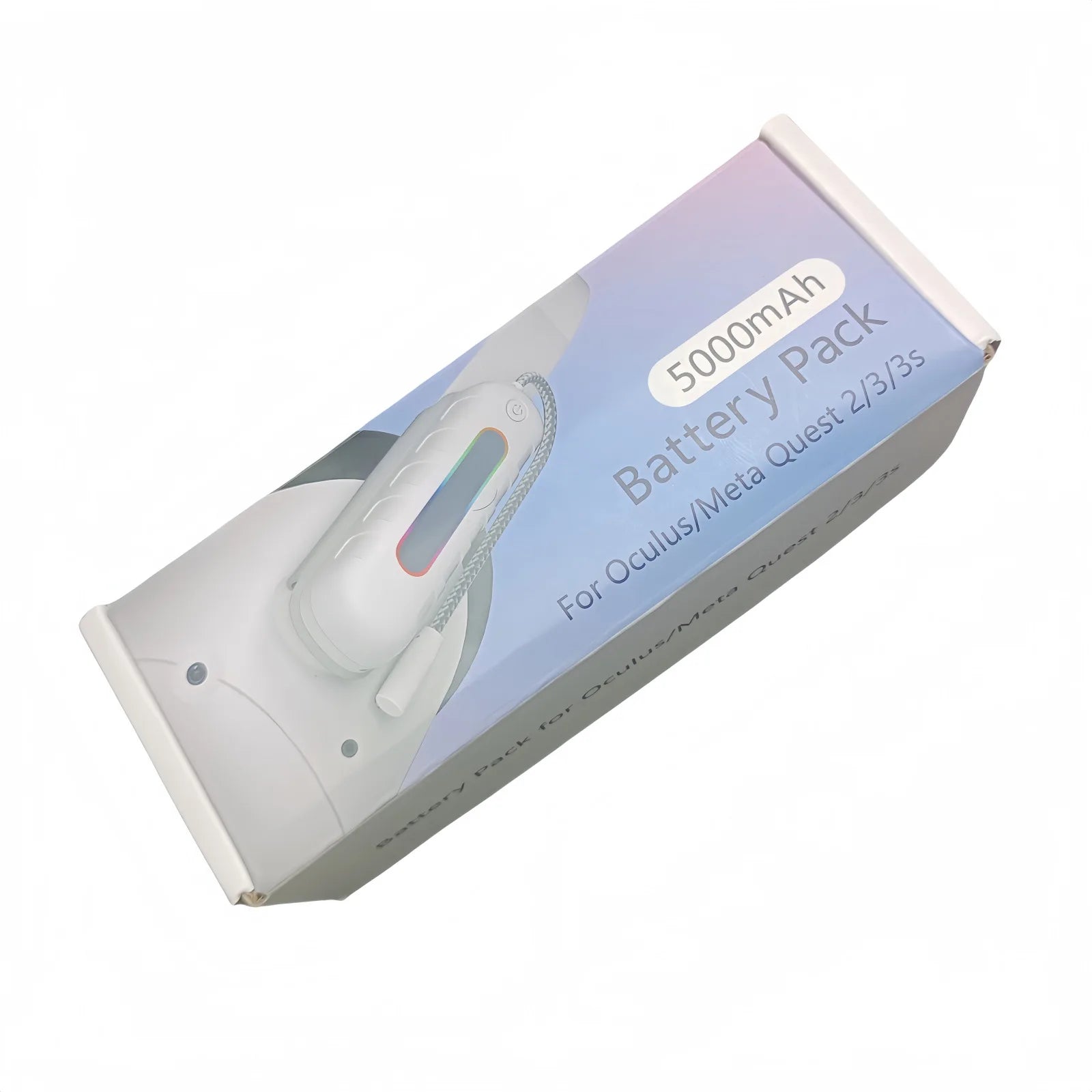 For Meta Quest 2/3/3s external power bank battery life power supply VR headset accessories fully compatible 5000mAh