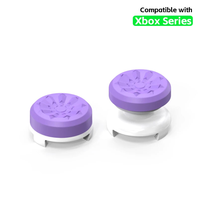 2Pcs Hand Grip Extenders Caps for PS4 Game Controller Gamepad Thumb Stick Grips High/Low Rise Covers For PS4 5,Xbox