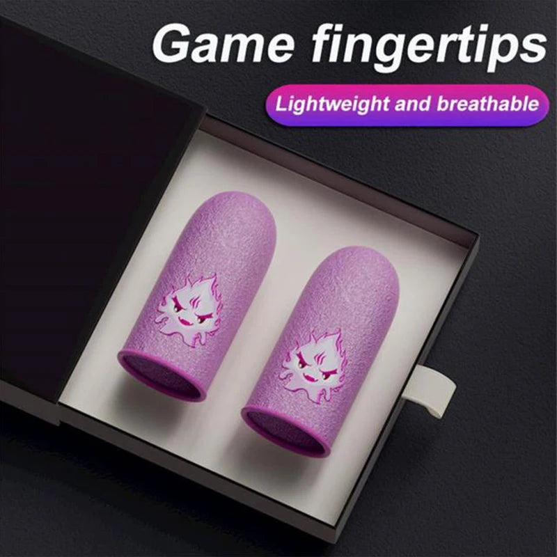 New Mobile Game Touch Screen Finger Sleeve Breathable Gaming Fingertips for PUBG Mobile Game Thumb Gloves 1/2/5/10/20/50 Pairs