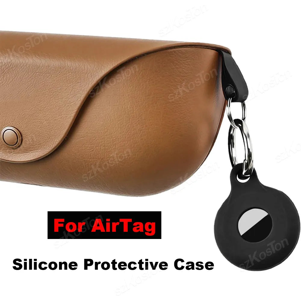 Silicone Protective Case For AirTag Anti-Lost GPS Tracker for Ray-Ban Meta Wayfarer/Skyler/Headliner Glasses Charging Case