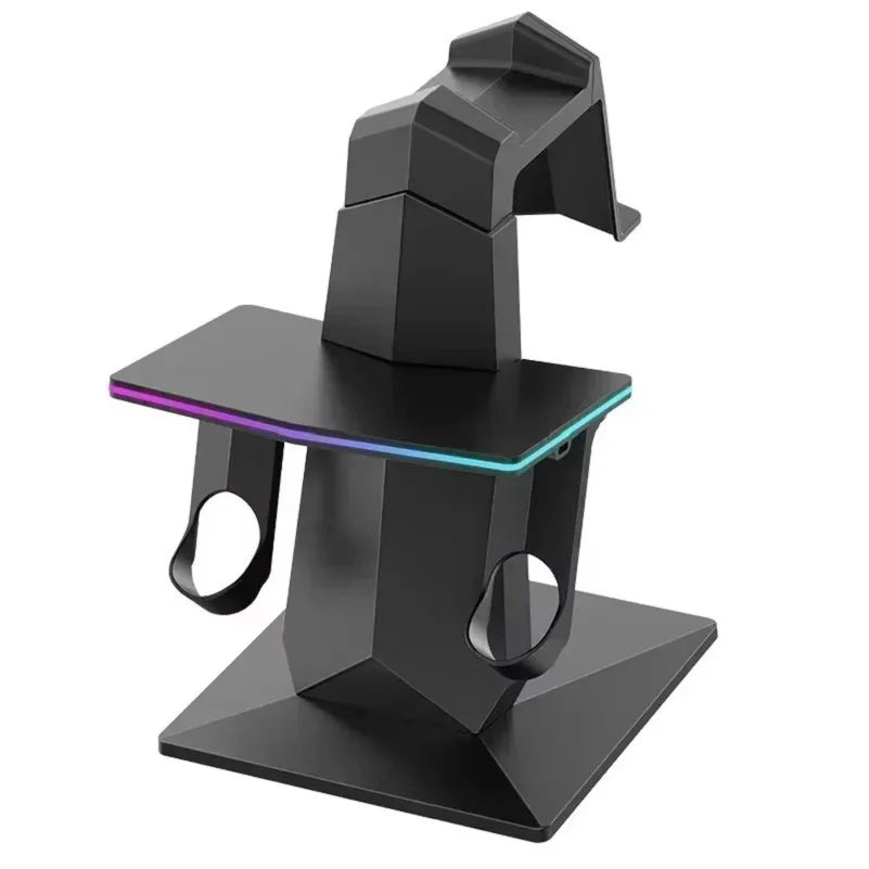 VR Headset Controller Charging Dock for Meta Quest 3S 3 2 VR Display Stand with 2 Rechargeable Batteries Charger Base