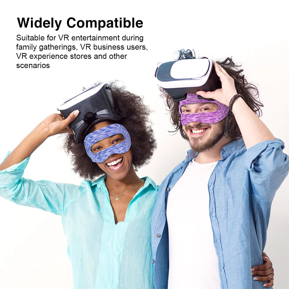VR Accessories Eye Mask Cover Breathable Sweat Band Padding with Virtual Reality Headsets For Oculus Quest 2 1/Meta Quest 3 Pro