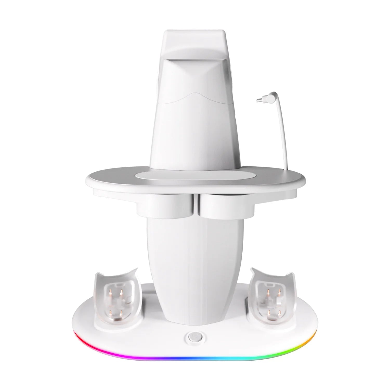 VR Headset Controller Charging Dock for Meta Quest 3S 3 2 VR Display Stand with 2 Rechargeable Batteries Charger Base