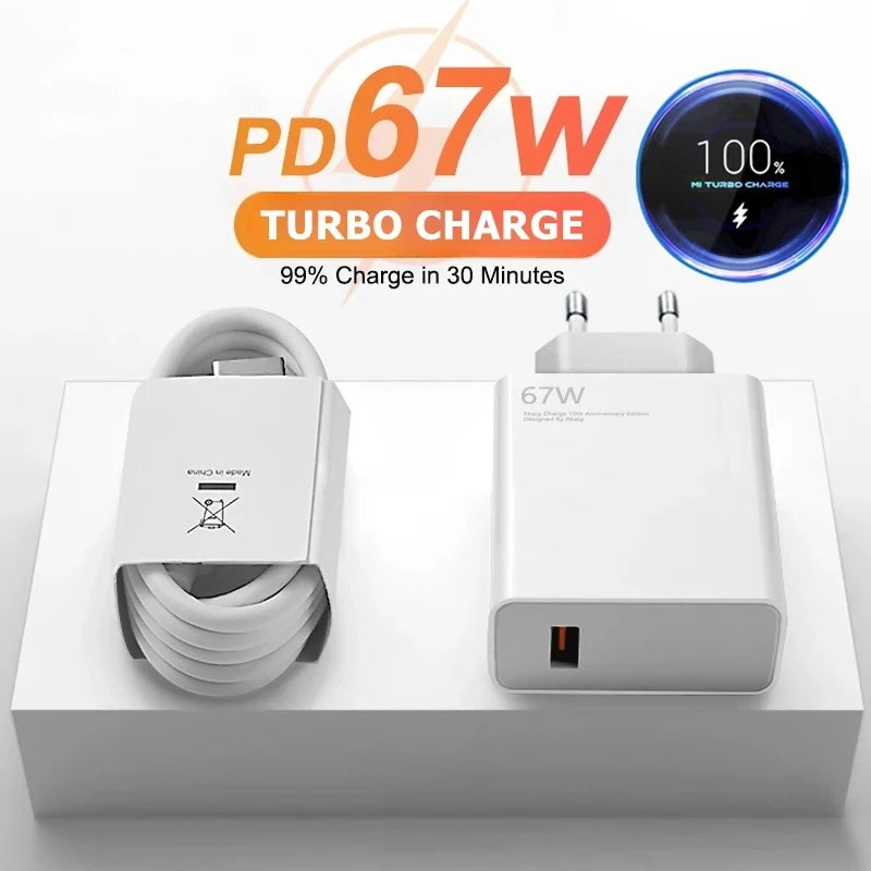 Fast Charger Cable for Xiaomi 11 12 Lite 13T Redmi Note 10 11T 12T 13 POCO X3 X4 F4 Quick Charging Type C USB Cable