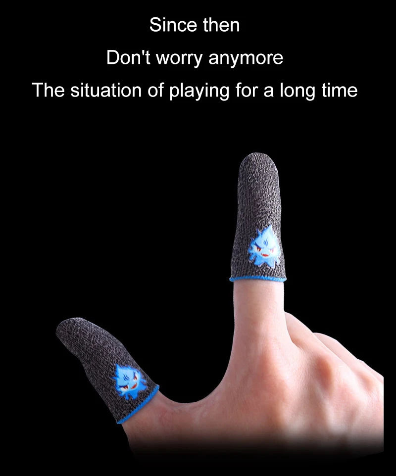 New Mobile Game Touch Screen Finger Sleeve Breathable Gaming Fingertips for PUBG Mobile Game Thumb Gloves 1/2/5/10/20/50 Pairs
