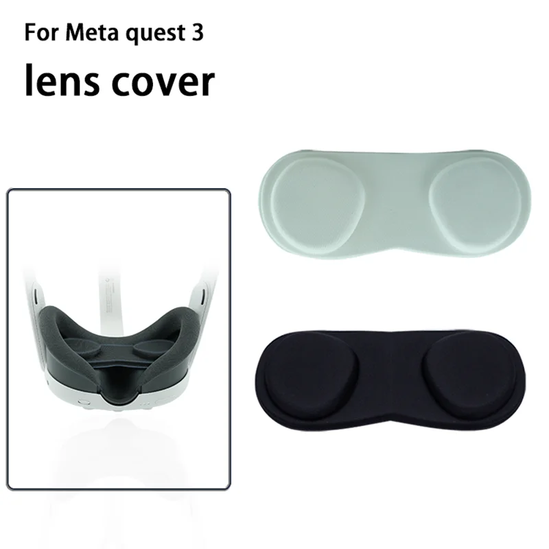 VR Accessories For Meta Quest 3 VR Lens Protective Cover Dustproof Anti-scratch Lens Case Cap For Oculus Quest3 Glasses