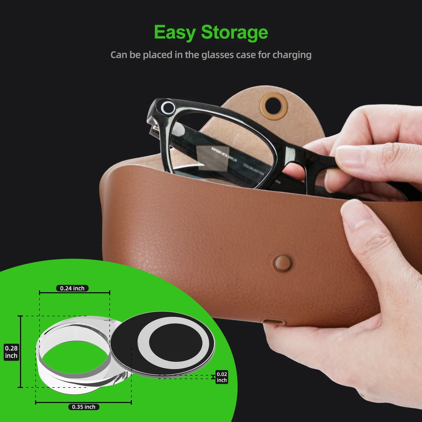 2/4/6PCS For Meta Smart Glasses Rotating Camera Cover for Ray Ban Meta Wayfarer/skyler/headliner Oakley Led Light Cover