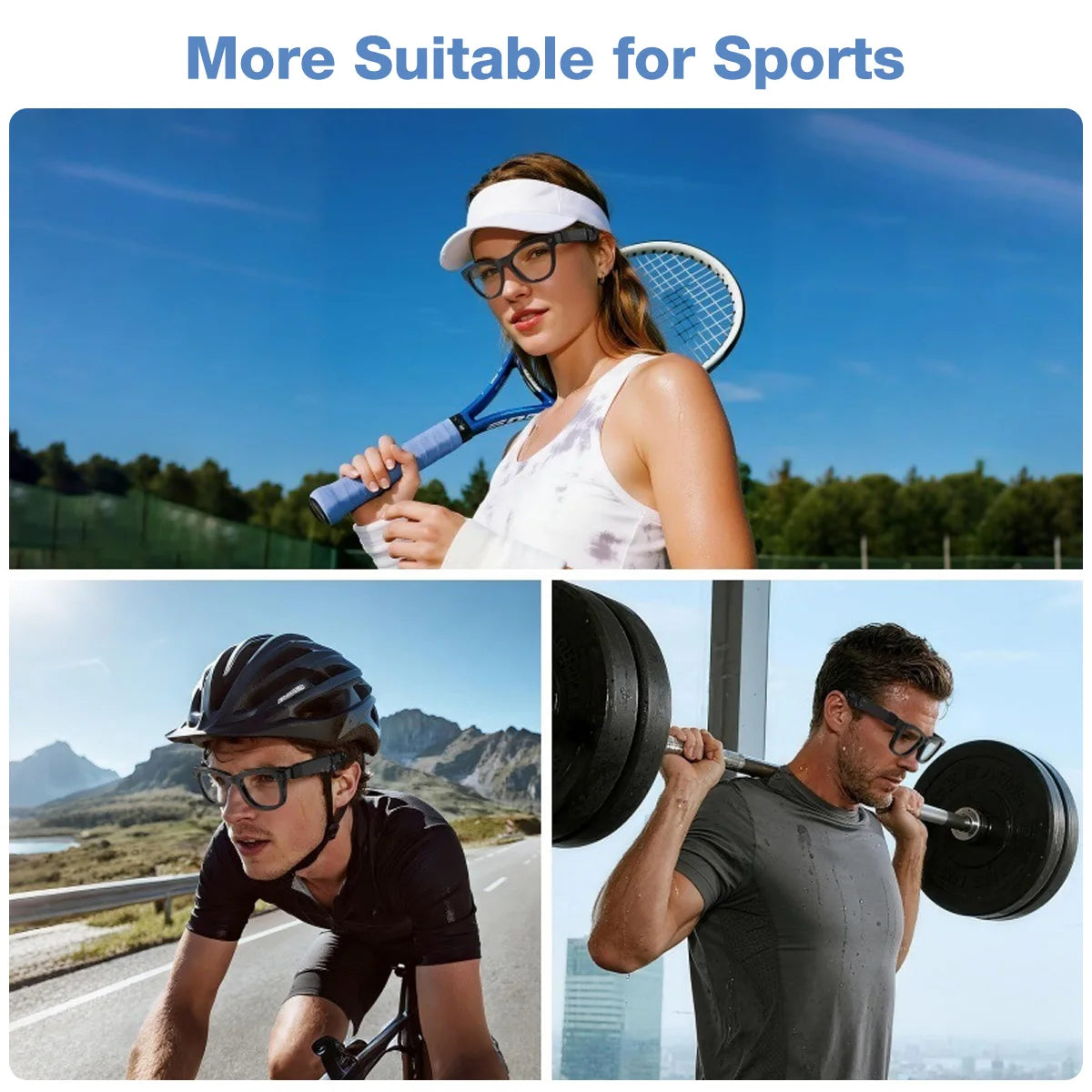 Eyeglass Ear Grip For Ray-Ban Meta Wayfarer/Skyler/Headliner&Gen 2 Smart Glasses Accessories Anti-Slip Silicone Elastic Retainer