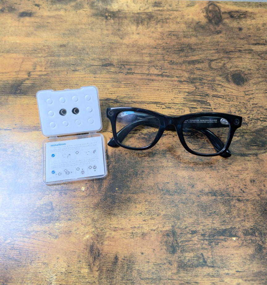 Meta Smart Glasses Rotating Camera Cover 4pcs Black — Giveaway Price