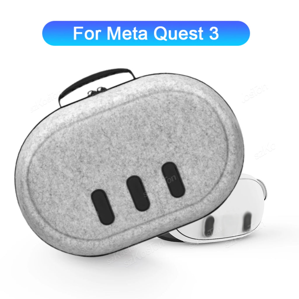 Elite Strap Storage Bag for Meta Quest 3S VR Headset Portable Carrying Case All Head Strap Compatible for Meta Quest3 Accessories