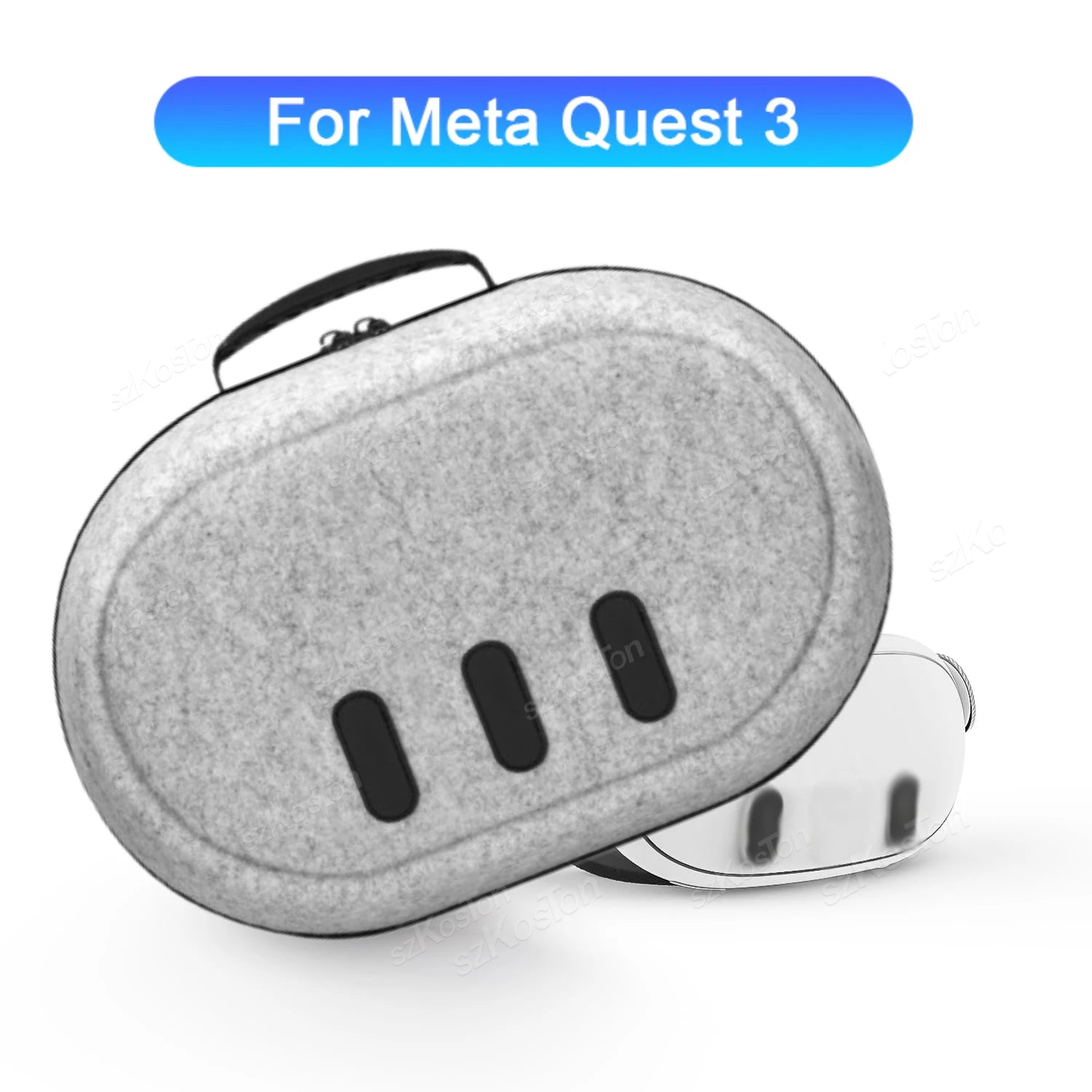 Elite Strap Storage Bag for Meta Quest 3S VR Headset Portable Carrying Case All Head Strap Compatible for Meta Quest3 Accessories