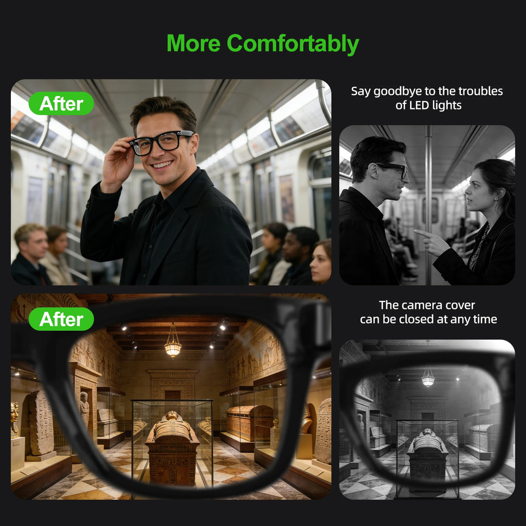 2/4/6PCS For Meta Smart Glasses Rotating Camera Cover for Ray Ban Meta Wayfarer/skyler/headliner Oakley Led Light Cover