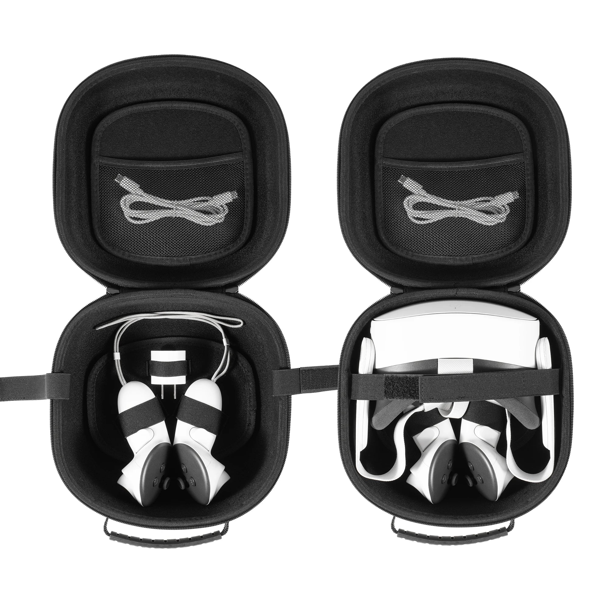 Hard Carrying Case Compatible with Oculus Meta Quest 3S/Quest 3/Quest 2 VR Headset and Touch Controller Accessories Case