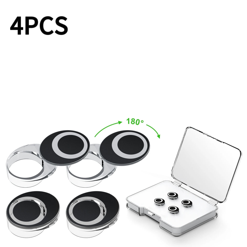 2/4/6PCS For Meta Smart Glasses Rotating Camera Cover for Ray Ban Meta Wayfarer/skyler/headliner Oakley Led Light Cover