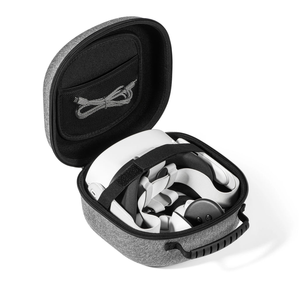 Hard Carrying Case Compatible with Oculus Meta Quest 3S/Quest 3/Quest 2 VR Headset and Touch Controller Accessories Case