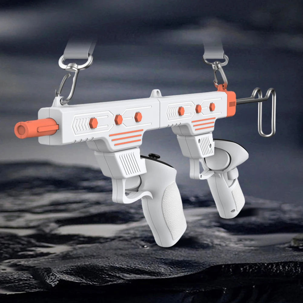 VR Shooting Game Accessories for Meta Quest 3/3S VR Controller Stock Detachable Rifle Adapter ABS Enhanced Immersion for Quest 3